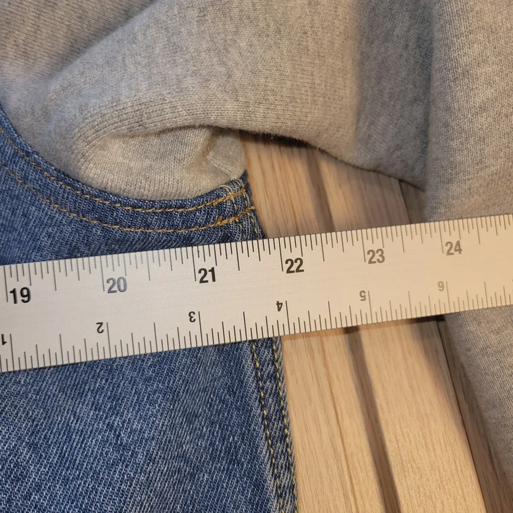 Levis Mens Vintage Fit Trucker Jacket Denim Hooded Jersey Sleeves A0632-0000 M